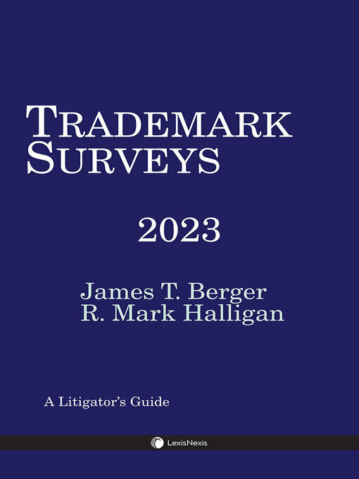 Cover image for Trademark Surveys